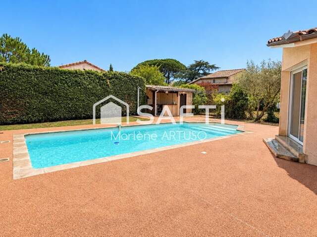 SAINT-JEAN-DU-FALGA  MAISON 147 M², 4 CHAMBRES, PISCINE ET TERRAIN DE 1 246 M² — photo du bien