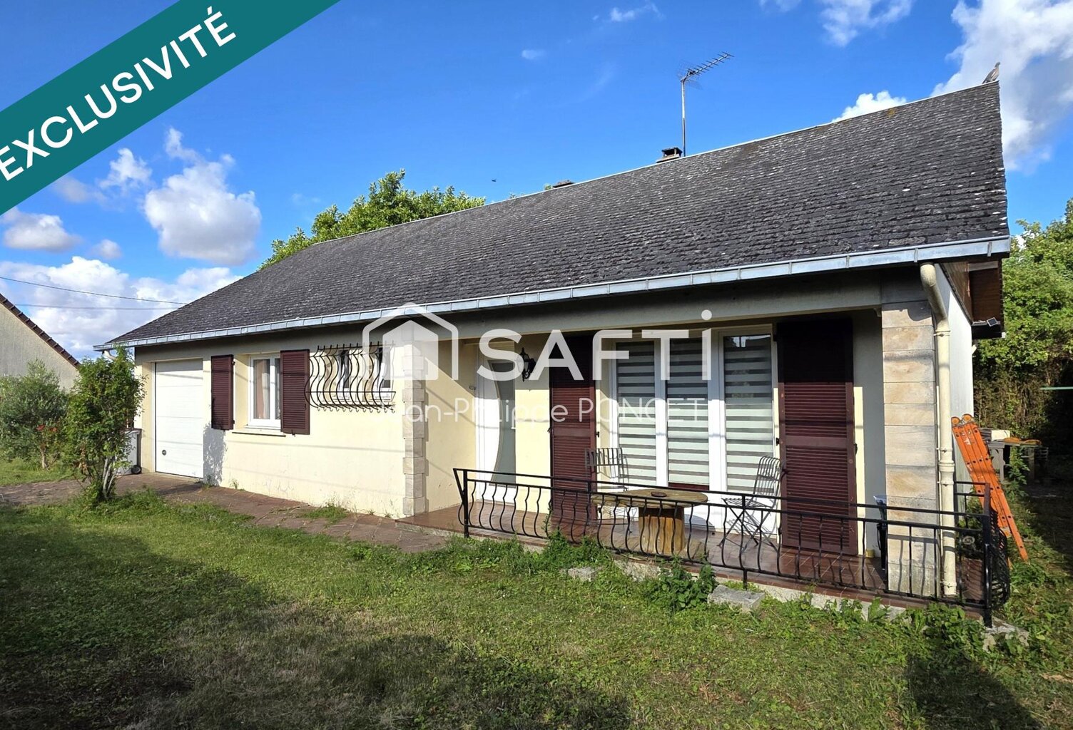 Maison individuelle de plain pied - garage - jardin — photo 1