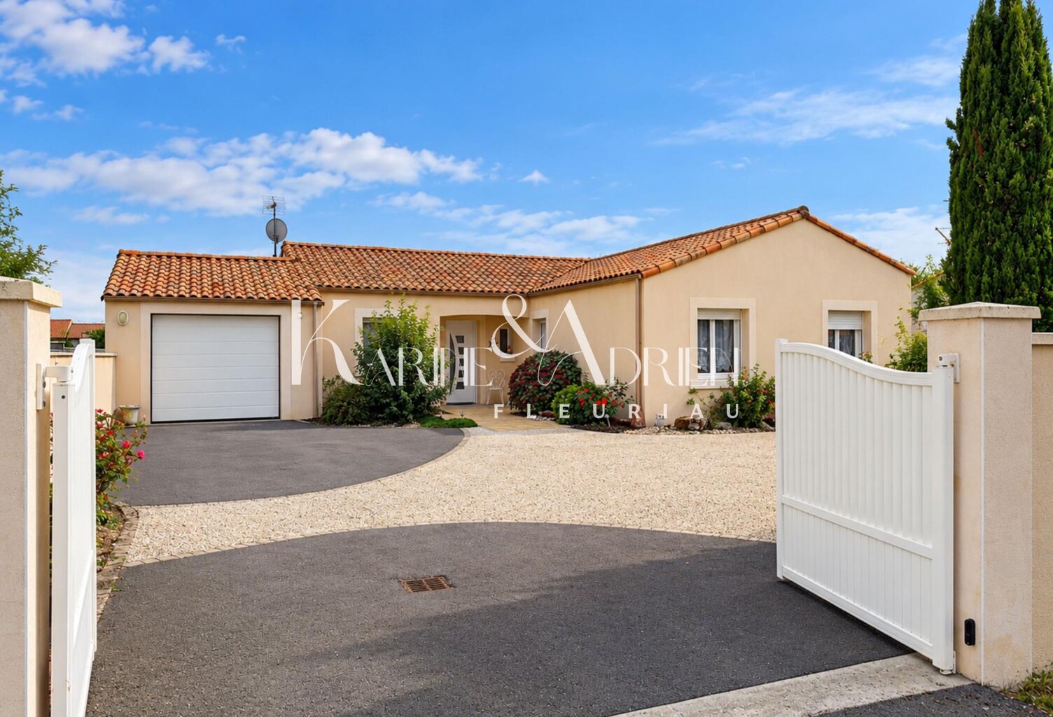 Maison de plain-pied 3 chambres, garage et jardin clos — photo 1