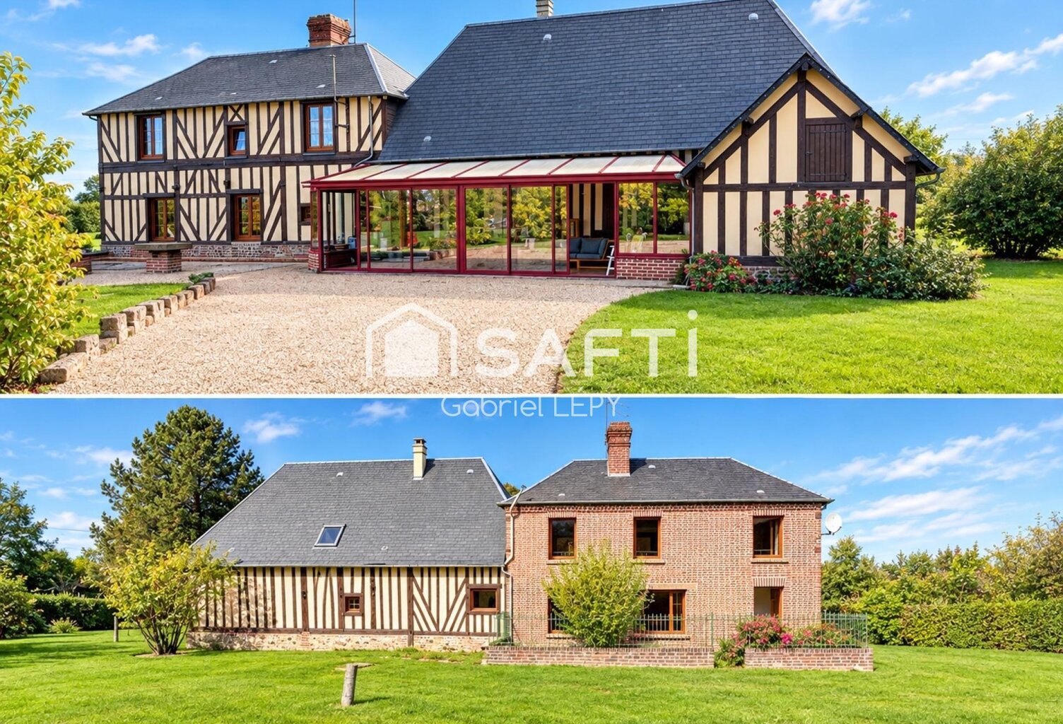 À 5 MINUTES DE VIMOUTIERS  MAISON DE CARACTÈRE AVEC DÉPENDANCES ET GRAND TERRAIN — photo 1