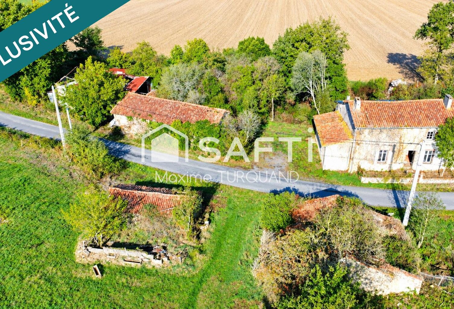 LONGÈRE À RÉNOVER 150m² AVEC DÉPENDANCES ET TERRAIN DE 2 579 m² — photo 1