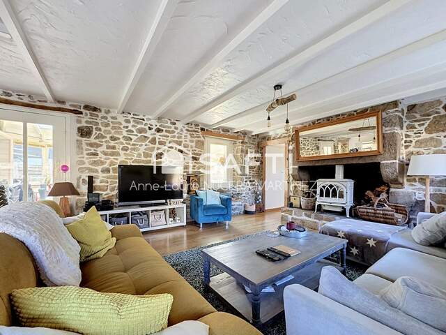 Maison 5 chambres, 2 bureaux, 2 dépendances, bourg Lannilis, jardin 800 m2 — photo du bien
