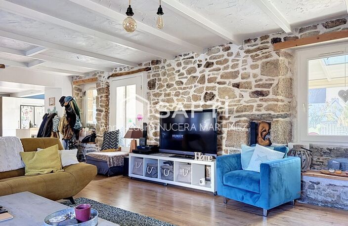 Maison 5 chambres, 2 bureaux, 2 dépendances, bourg Lannilis, jardin 800 m2 — photo 4