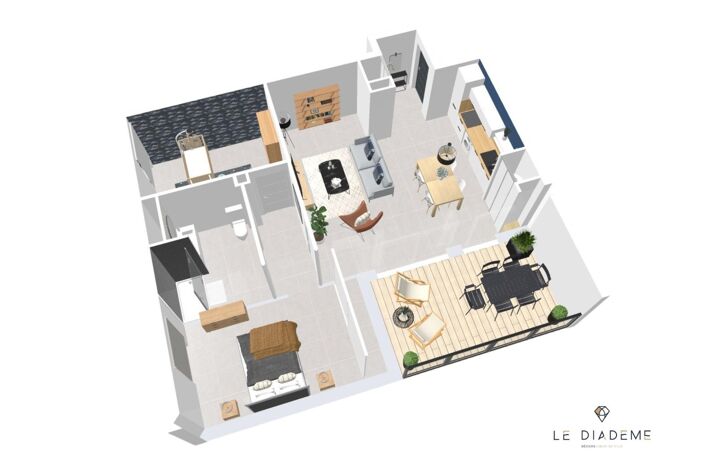 Appartement T3 avec belle terrasse — photo 5