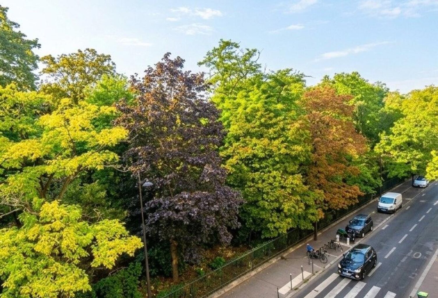 PARIS 19E  Appartement de 40,8 m² rénové par architecte  Vue sur les Buttes-Chaumont — photo 1