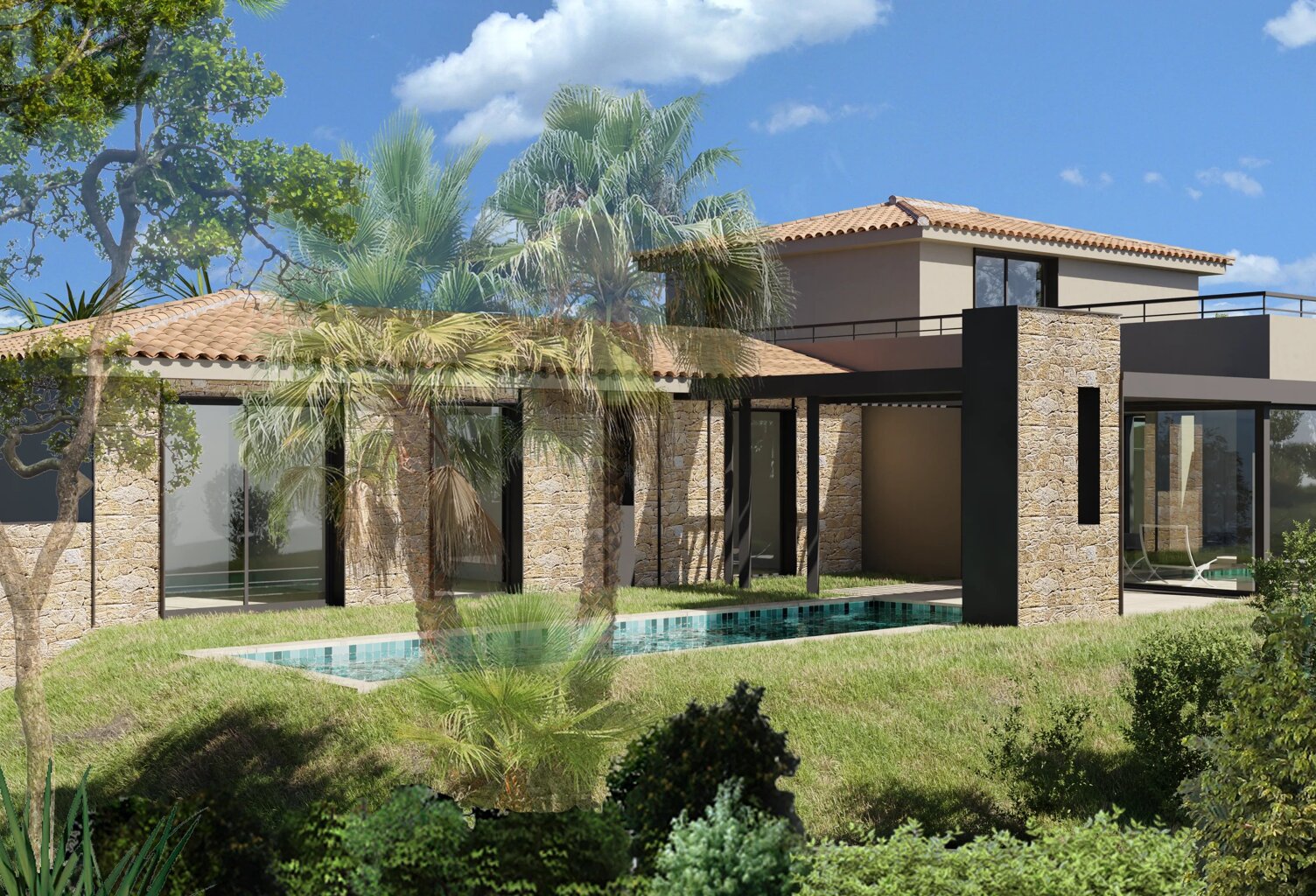 VILLA HAUT DE GAMME DE 230 M² AVEC VUE MER À SAINTE-MAXIME — photo 1