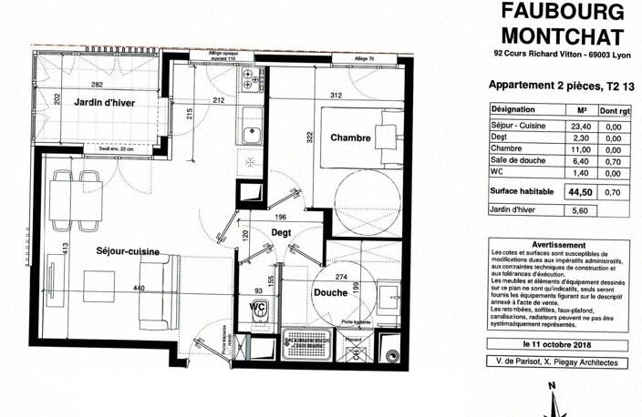 Location appartement 2 pièces 45 m² à Lyon 3 (69003) — photo 3