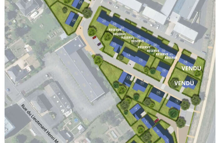 LOT 27 : Terrain de 453 m² constructible entièrement viabilisé, libre de constructeur et idéalement situé — photo 2