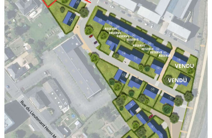 LOT 26 : Terrain de 586 m² constructible entièrement viabilisé, libre de constructeur et idéalement situé — photo 2