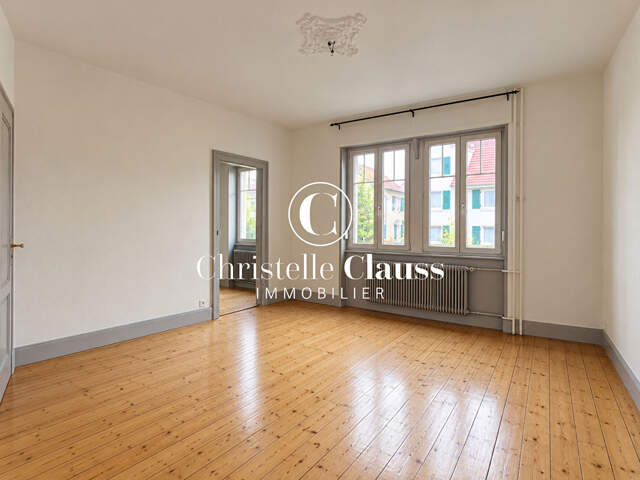 Appartement 3 pièces rez-de-chaussée de 60,1m² Strasbourg, quartier Saint Florent, rue des Ormes — photo du bien