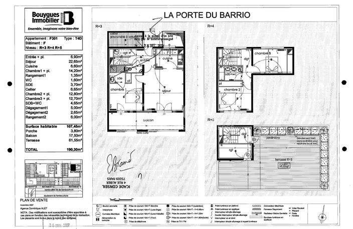 Toulouse 31200 Sans frais d'agence Métro canal du Midi/ embouchure Beau T4 Récent Triplex de 107.45m² avec Toit terrasse  deux places de parking en sous sol — photo 4
