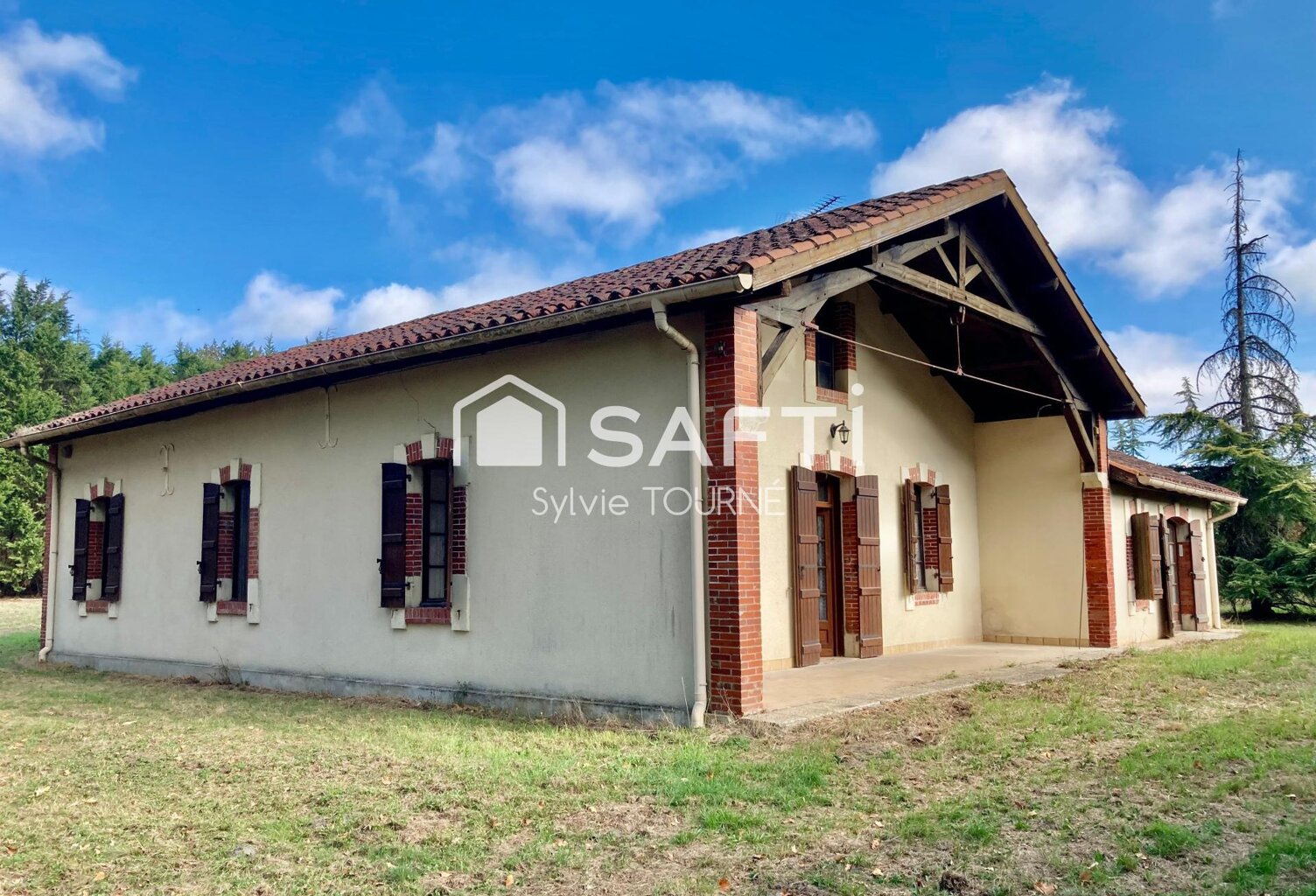 MAISON LANDAISE PLAIN PIED AVEC DEPENDANCE ET TERRAIN — photo 1