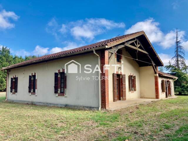 MAISON LANDAISE PLAIN PIED AVEC DEPENDANCE ET TERRAIN — photo du bien