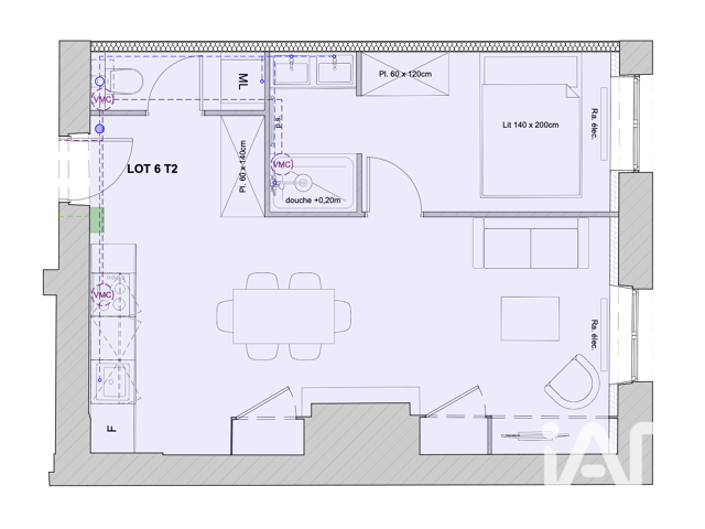Vente Appartement 2 pièces — photo du bien
