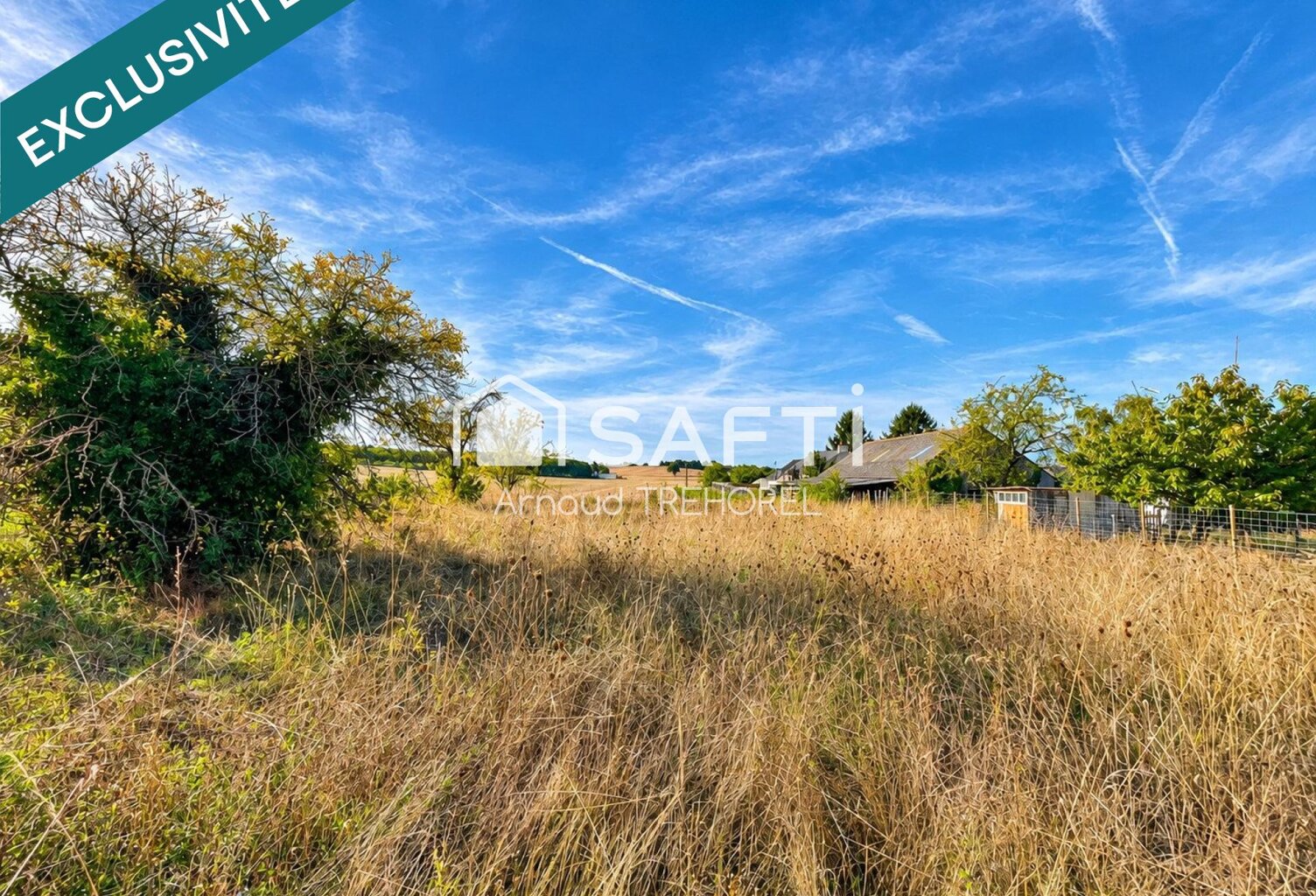 Terrain viabilisé 1424 m²Possibilité de division — photo 1