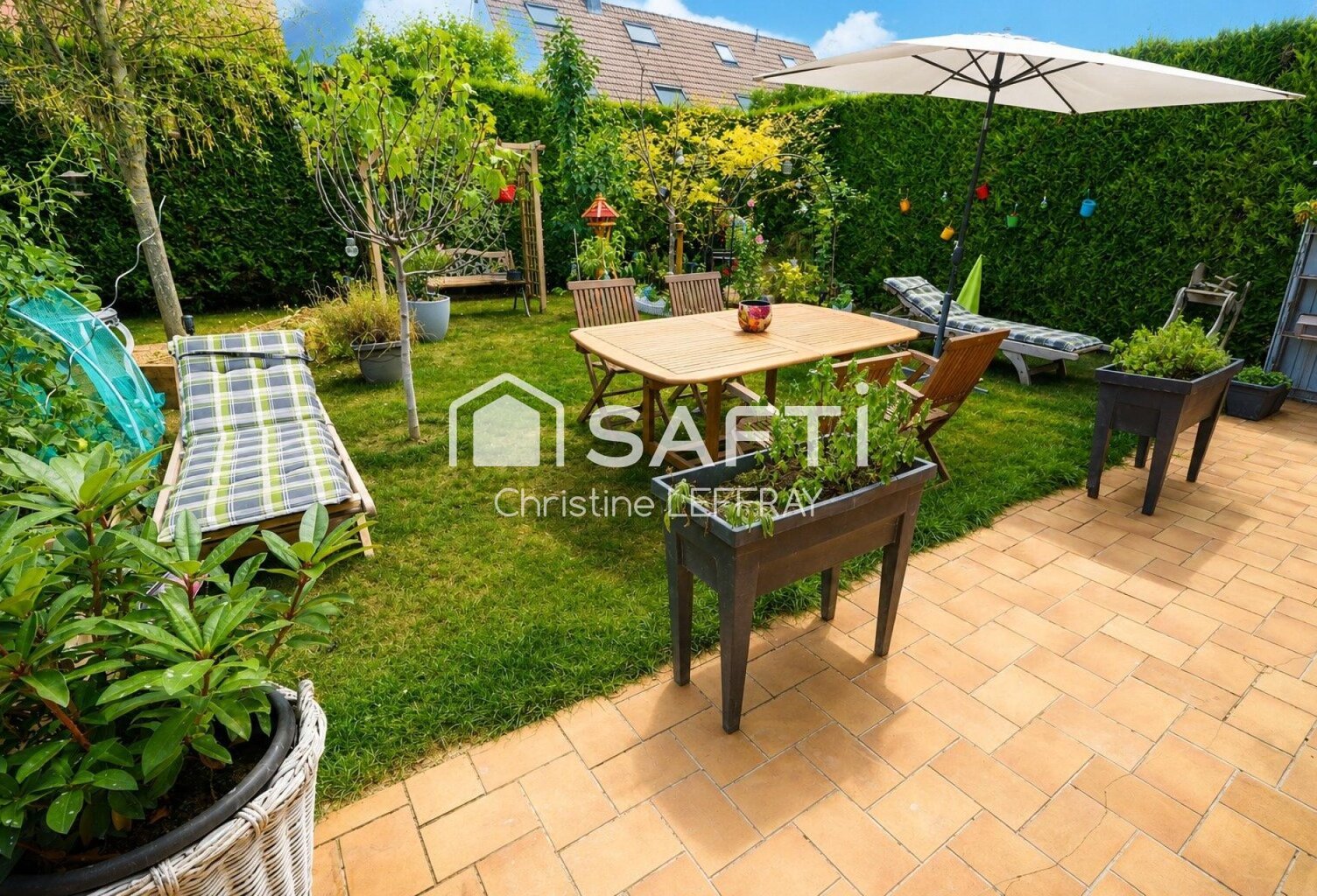 Au calme: Maison 4 chambres, garage et jardin — photo 1