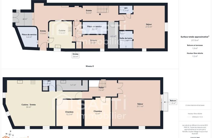 VAYRES  MAISON 218 M² AVEC VUE SUR LA DORDOGNE — photo 4