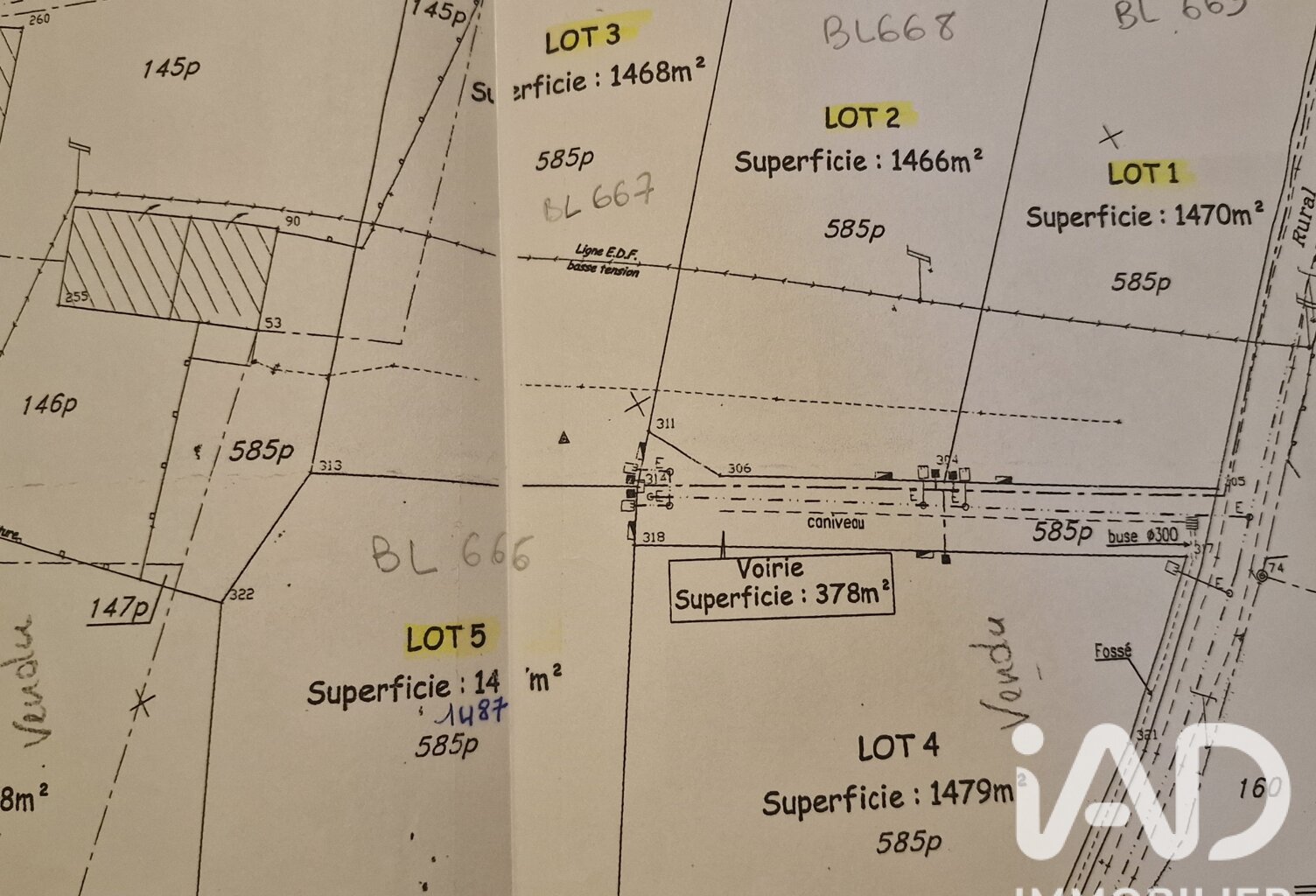 Vente Terrain à bâtir 1 470 m&sup2; — photo 1