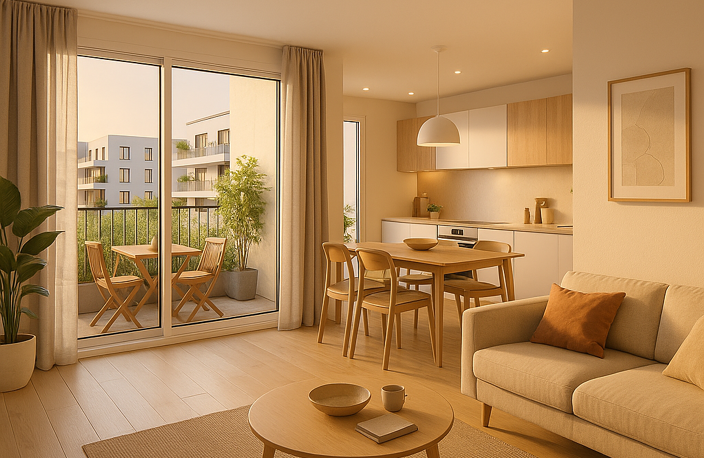 RESIDENCE DEJA LIVRE 2026 - RETOUR DE LOT 3P MOINS DE 250 000€ !! !!  — photo 2