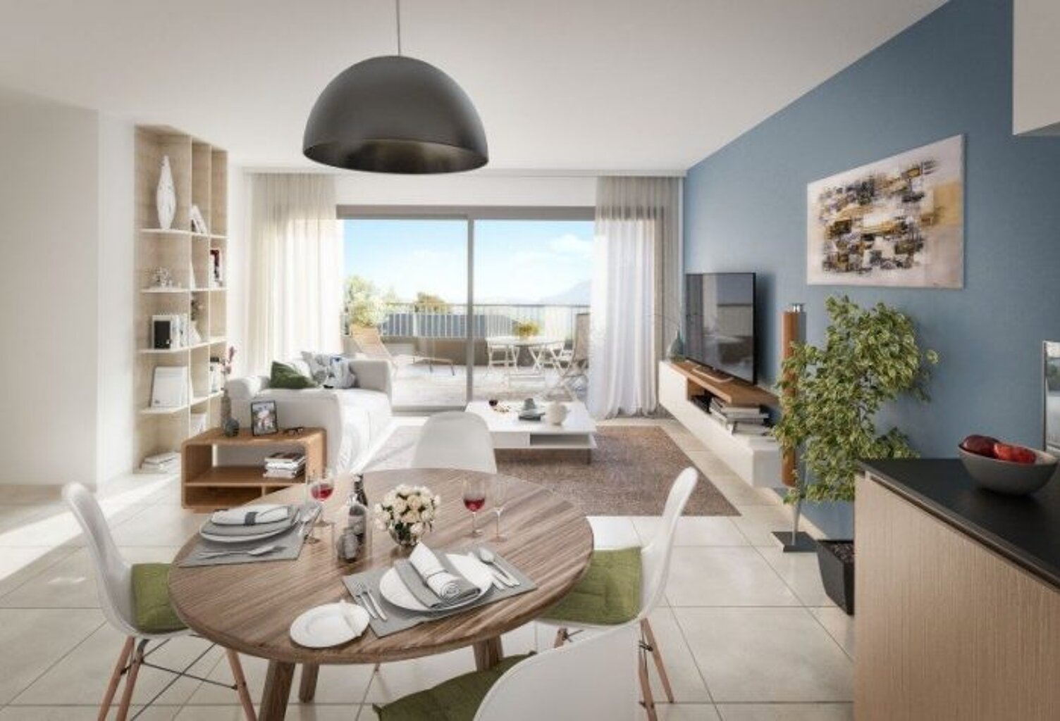 ROUEN RIVE DROITE – T2 AVEC BELLE TERRASSE DANS UNE RÉSIDENCE PREMIUM — photo 1