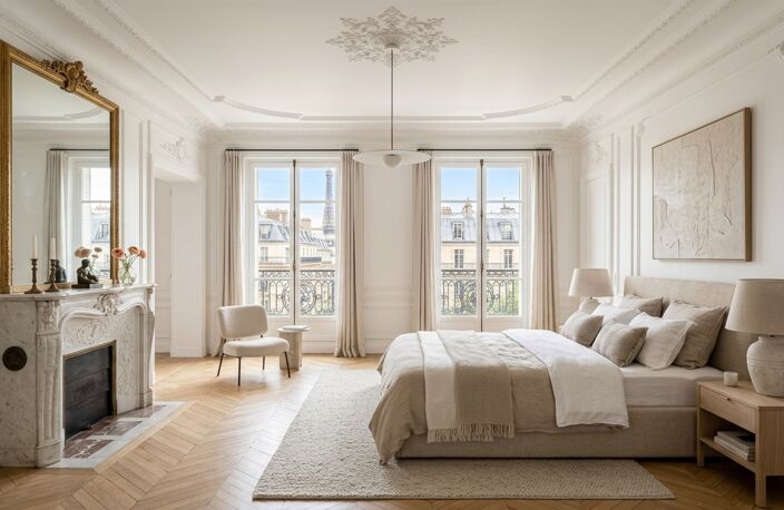 RARE & EXCEPTIONNEL – BEAU T3 HAUSSMANNIEN DE SÉDUCTION AU CŒUR DU 19ème - PROCHE METRO — photo 2