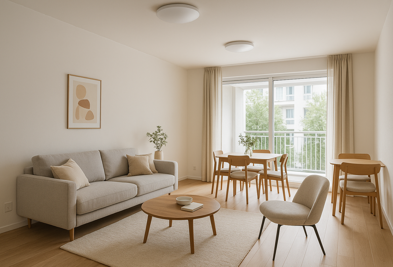 PETITE COPROPRIETE / ENVIRONNEMENT CALME ET VERT / GRAND BALCON / TRAVERSANT — photo 1