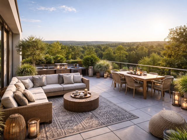 SUPERBE 4 PIECES EN DERNIER ETAGE ! TERRASSE DE 34m² ! — photo du bien