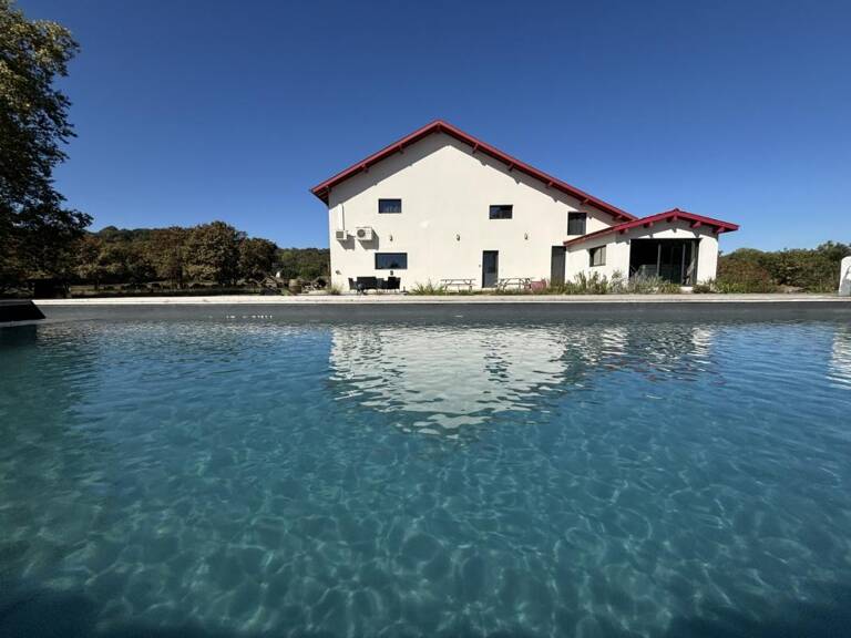Propriété à vendre 14 pièces Saint jean de Marsacq (40) avec salle de bal de plus de 100m2 sur terrain de plus de 4 hectares — photo 1
