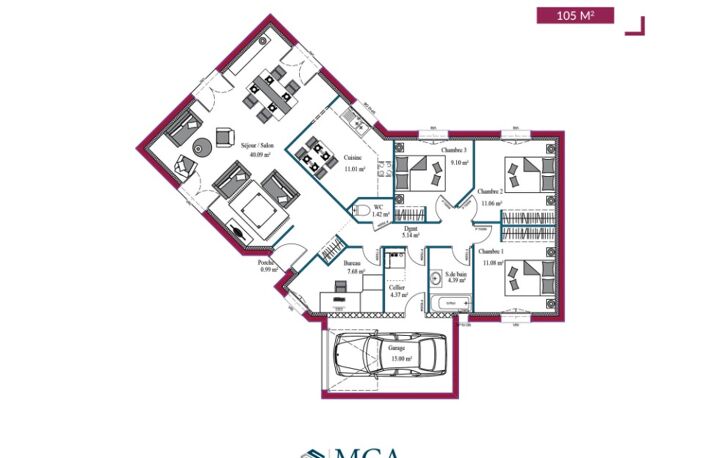 Maison à construire à Salles (33770) — photo 5