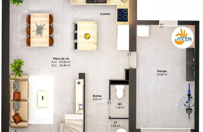 Maison 5 pièces 76 m2 — photo 2