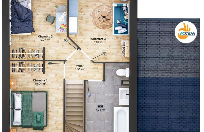 Maison 5 pièces 76 m2 — photo 3