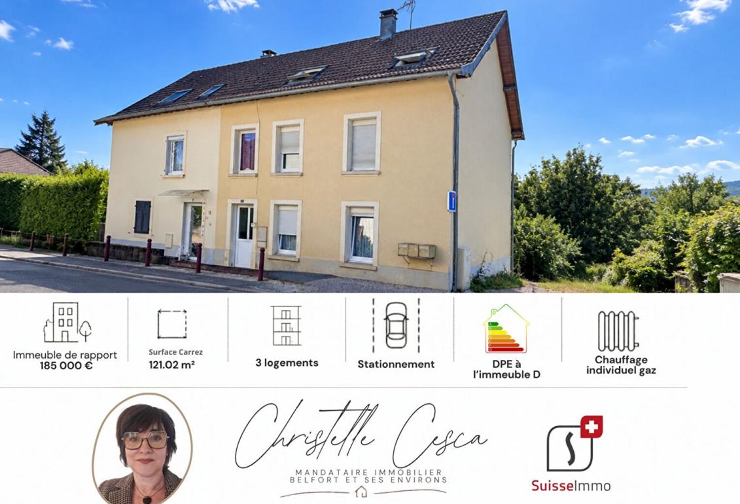 ANDELNANS - Maison de rapport ? 3 appartements loués ? Idéal investisseur — photo 1