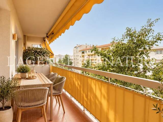 Nice St Roch « Pierrette » 3P 70m2 Traversant - Terrasse - Garag — photo du bien