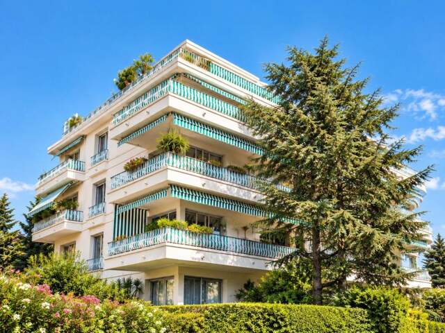 Bas Cimiez, résidence de standing, jardin privatif de 26m², calme, parking collectif — photo du bien