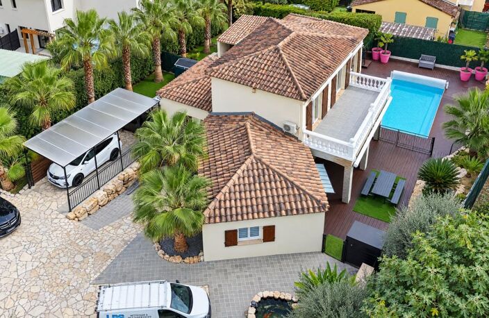 LA COLLE SUR LOUP - Villa 4/5P + St. indépendant - 162 m² Terrasses - Piscine - Terrain 1.792 m² — photo 4