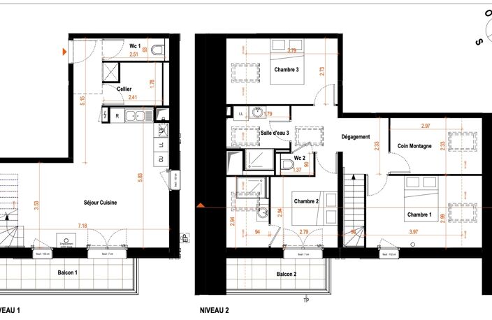Appartement à vendre 4 pièces LES CARROZ D'ARACHES (74) — photo 4
