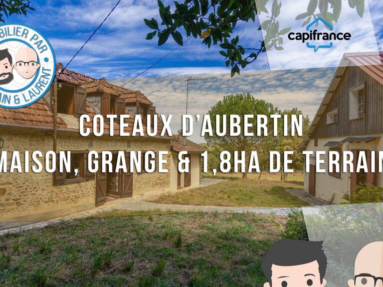Maison à vendre 2 pièces AUBERTIN (64) ; Grange et 1,8Ha de terrain — photo 1