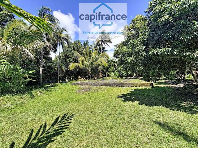 TERRAIN 1 270 M² AVEC PERMIS DE CONSTRUIRE POUR 2 MAISONS ! (974) SAINTE-ANNE — photo du bien