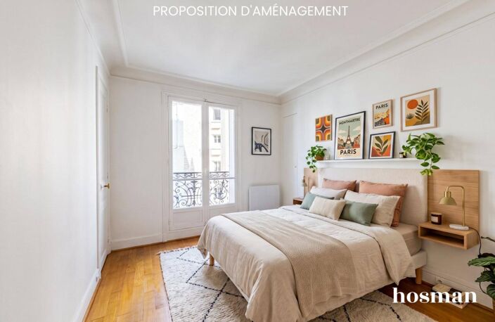 3 pièces (modulable en grand 2 pièces) de 52,7 m² avec balcon - Rue Seveste, Paris 18e — photo 5