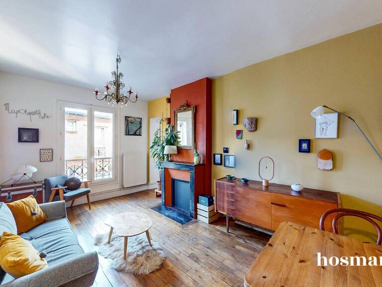 Appartement 2 pièces lumineux et calme de 37 m² - Rue d'Aubervilliers, Paris 18ème — photo 1