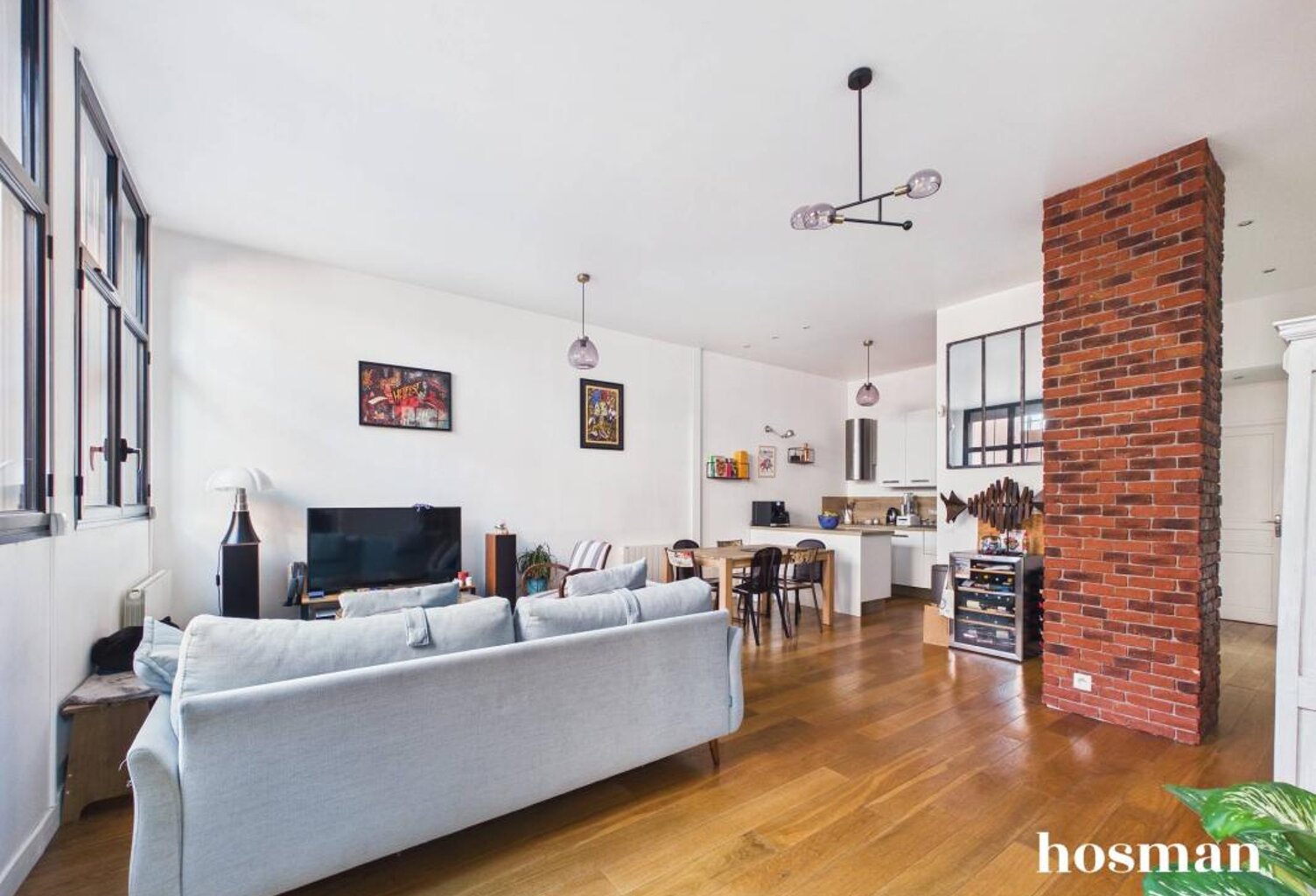 Esprit loft ! Appartement 4 pièces de 90 m² - Calme et lumineux - Rue Gaston Lauriau, Montreuil — photo 1