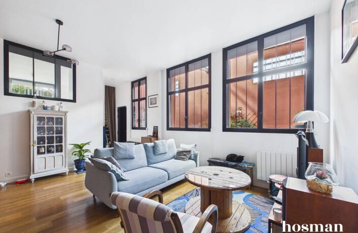 Esprit loft ! Appartement 4 pièces de 90 m² - Calme et lumineux - Rue Gaston Lauriau, Montreuil — photo 2