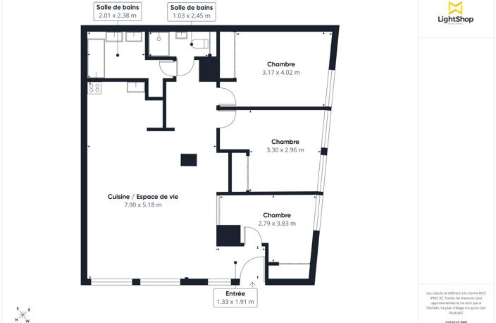 Esprit loft ! Appartement 4 pièces de 90 m² - Calme et lumineux - Rue Gaston Lauriau, Montreuil — photo 3