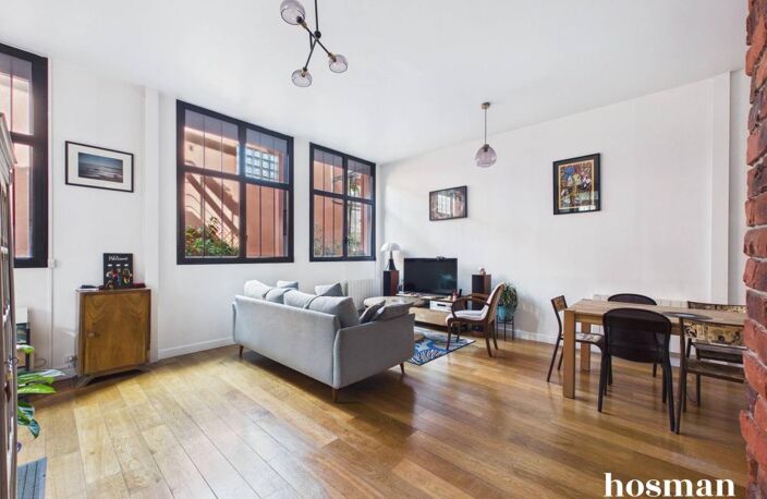 Esprit loft ! Appartement 4 pièces de 90 m² - Calme et lumineux - Rue Gaston Lauriau, Montreuil — photo 4