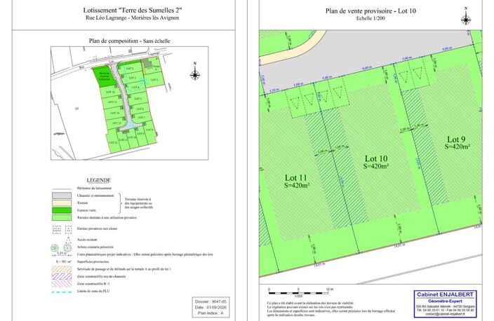 À VENDRE – Terrain à bâtir de 420 m² libre constructeur — photo 2