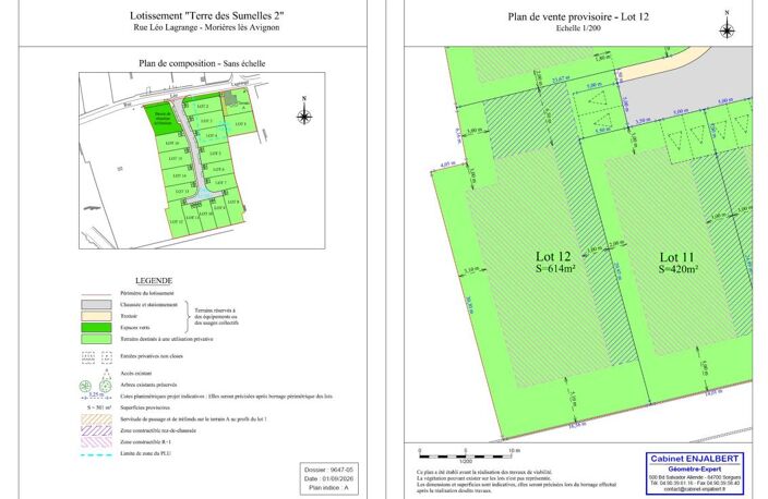 À VENDRE – Terrain à bâtir de 615 m² libre constructeur — photo 2