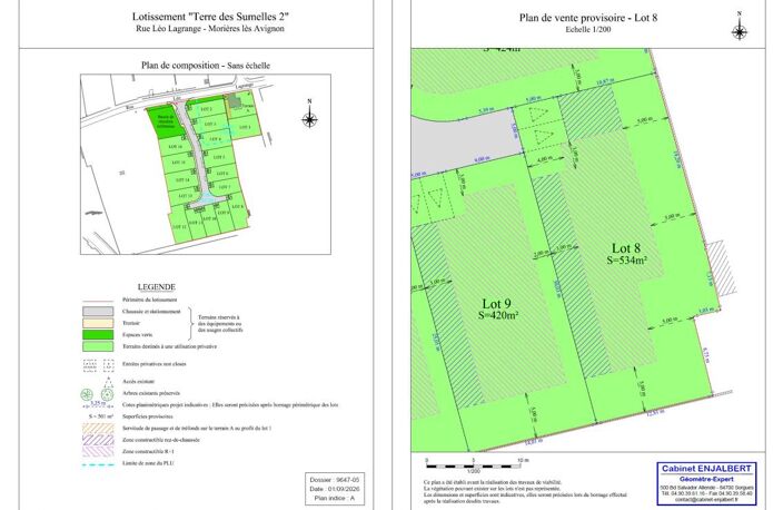À VENDRE – Terrain à bâtir de 535 m² libre constructeur — photo 2