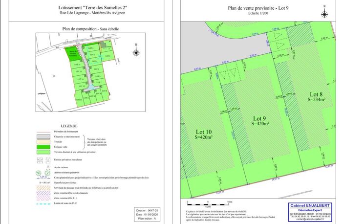 À VENDRE – Terrain à bâtir de 420 m² libre constructeur — photo 2