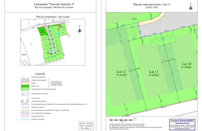 À VENDRE – Terrain à bâtir de 420 m² libre constructeur — photo 2