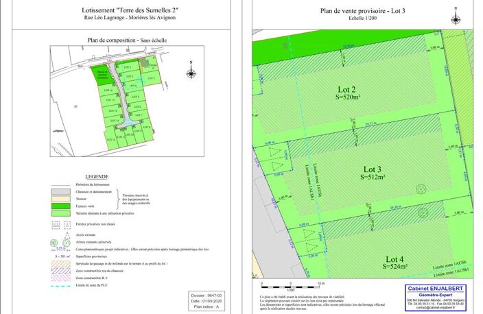 À VENDRE – Terrain à bâtir de 510 m² libre constructeur — photo 2